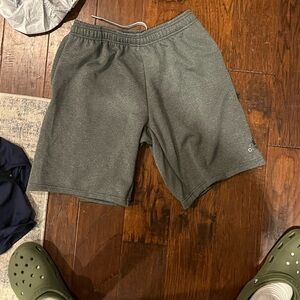 Adidas Gray Athletic Shorts with Elastic Waistband